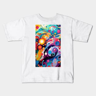 Abstract Bubbles Kids T-Shirt